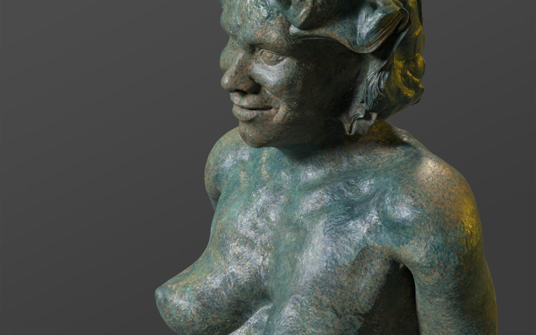 Bronze femme nue